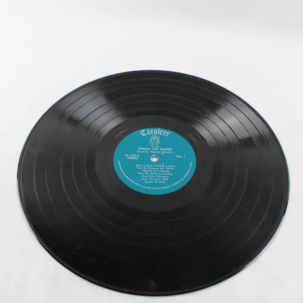 Christmas Organ & Chimes Alexander Goodrich Caroleer Records Vinyl LP