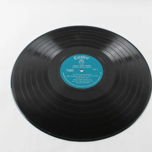 Christmas Organ & Chimes Alexander Goodrich Caroleer Records Vinyl LP