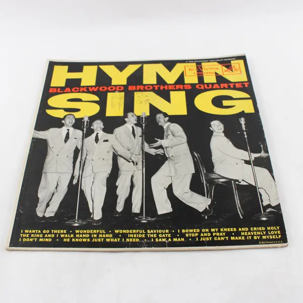 Blackwood Brothers Quartet Hymn Sing Gospel Vinyl LP RCA Victor LPM-1255 1956