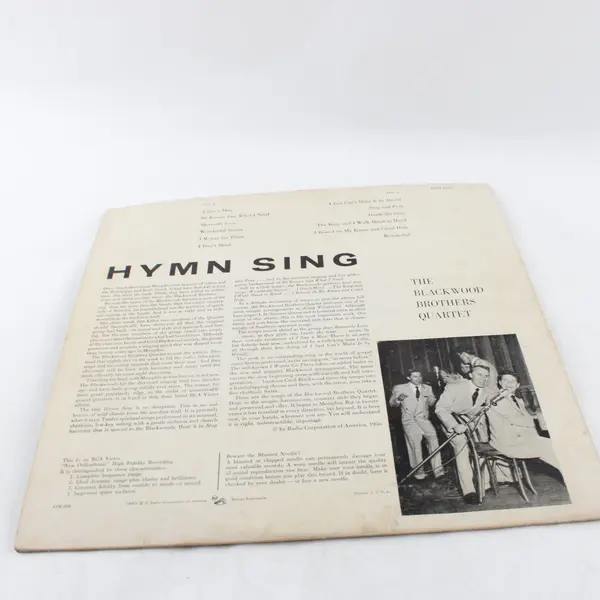 Blackwood Brothers Quartet Hymn Sing Gospel Vinyl LP RCA Victor LPM-1255 1956