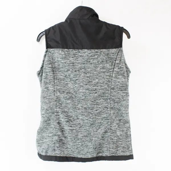 Snozu Women's Size Small The Platinum Collection Full Zip Vest Gray/Black