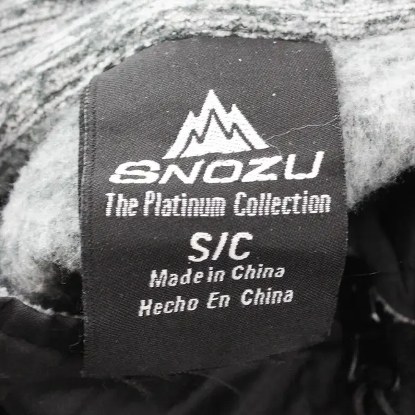 Snozu Women's Size Small The Platinum Collection Full Zip Vest Gray/Black