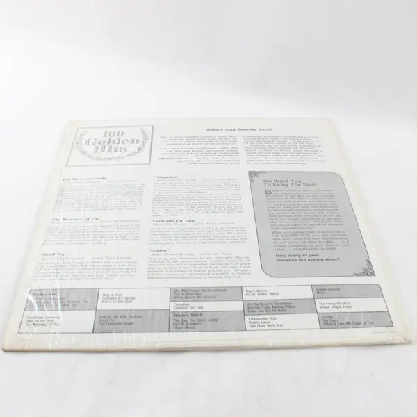 Longines Symphonette Society 100 Golden Hits 12-Inch Vinyl LP Untested