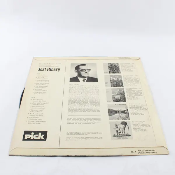Pick 93-006 Unsere Ländlerkönige 4. Folge LP Echo vom Bruderholz Jost Ribary