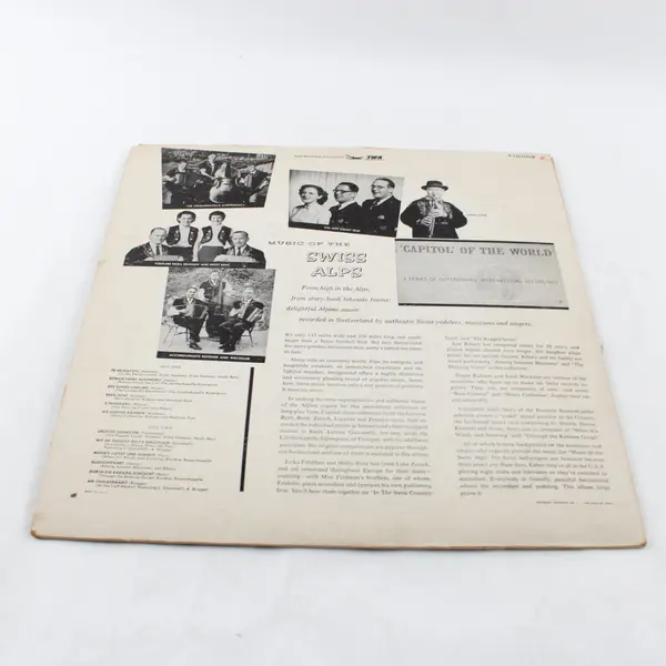 Music of the Swiss Alps LP Vinyl Record Capitol T10009 Untested