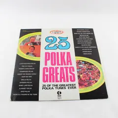 K-Tel 25 Polka Greats NC 420 12" Vinyl LP Record