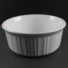 Vintage CorningWare F-5-B White Ramekin Casserole Dish 1.6 Liter