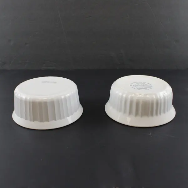 Lot of 2 CorningWare French White 16 oz Ramekins Baking Dishes