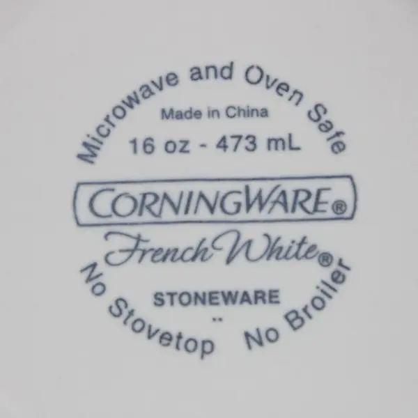 Lot of 2 CorningWare French White 16 oz Ramekins Baking Dishes