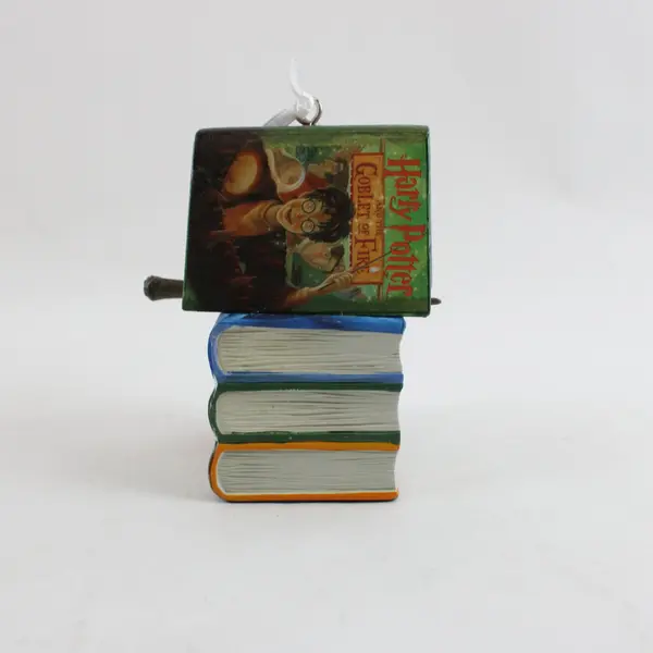 2021 Hallmark Keepsake Harry Potter Books and Wand Christmas Ornament