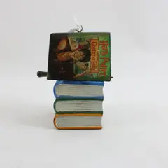 2021 Hallmark Keepsake Harry Potter Books and Wand Christmas Ornament