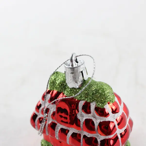 Lot of 2 Hand-Blown Glass Ornaments Decorative Holiday