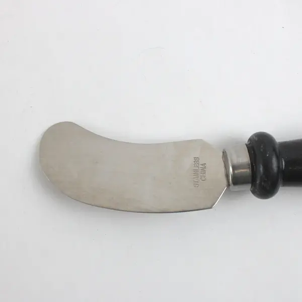 Lot of 2 Cheese Spreaders Gaston Warehouse Turkey Handle Black Handle