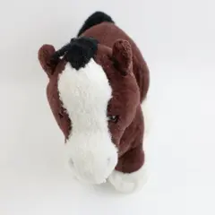 Webkinz Clydesdale Horse Plush Stuffed Animal 8in Brown Ganz HM139