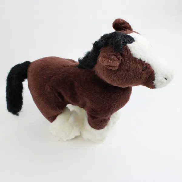 Webkinz Clydesdale Horse Plush Stuffed Animal 8in Brown Ganz HM139