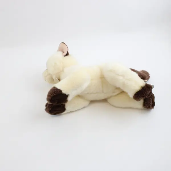 Aurora Miyoni Siamese Cat Kitten Plush Stuffed Animal 8.5" Blue Eyes