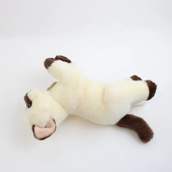 Aurora Miyoni Siamese Cat Kitten Plush Stuffed Animal 8.5" Blue Eyes