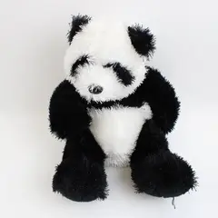 Webkinz Ganz HM111 Panda Plush Stuffed Animal Black White No Code