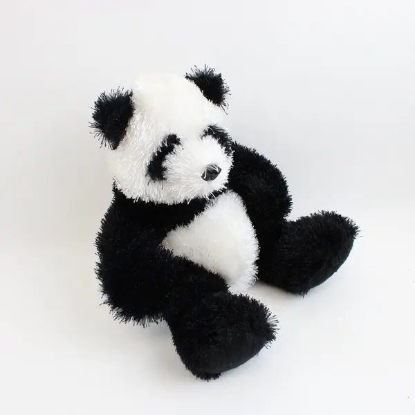 Webkinz Ganz HM111 Panda Plush Stuffed Animal Black White No Code