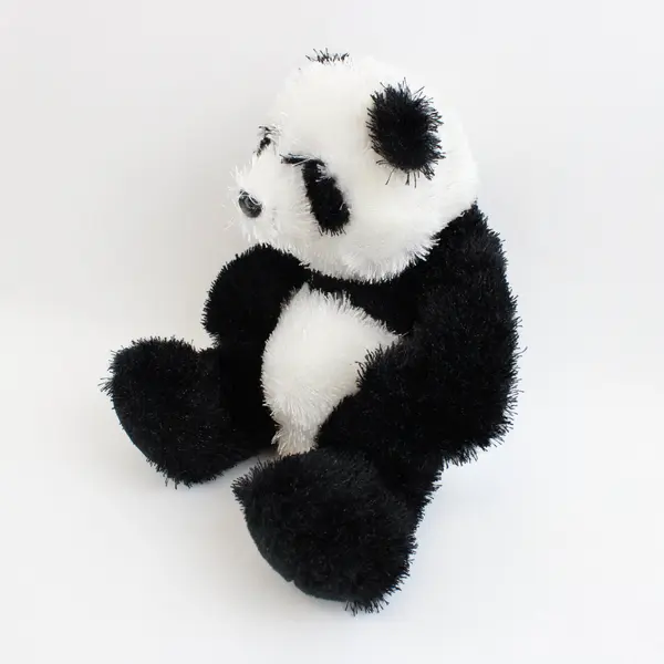 Webkinz Ganz HM111 Panda Plush Stuffed Animal Black White No Code