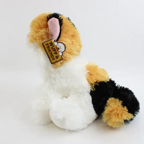 Aurora Wuff & Friends Calico Cat Baggins Plush Stuffed Animal 10 Inch