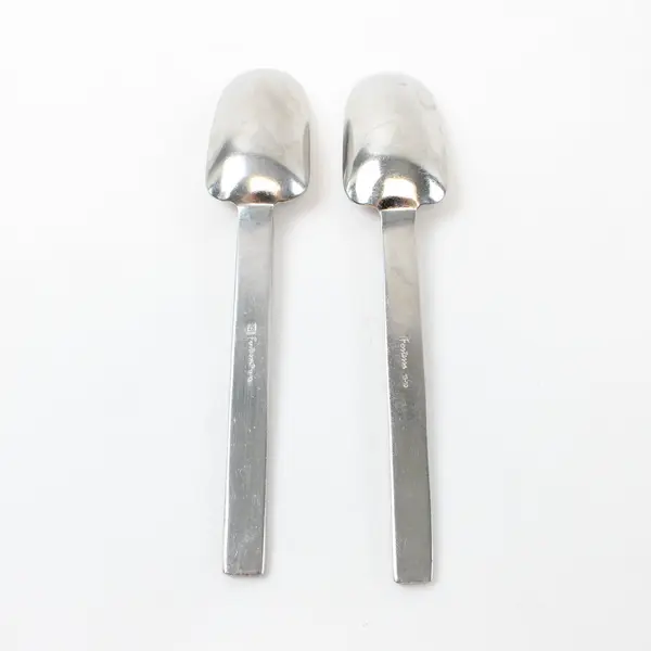 Fortessa Acqua Coffee Tea Spoons Set of 2 6 Inch Used