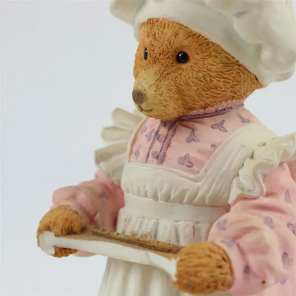 Lot of 2 Dept 56 Upstairs Downstairs Bears Mrs Bumble Flora Mardle Figurines