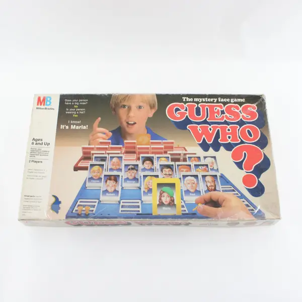 1987 Milton Bradley Guess Who Family Game #4800-L1
