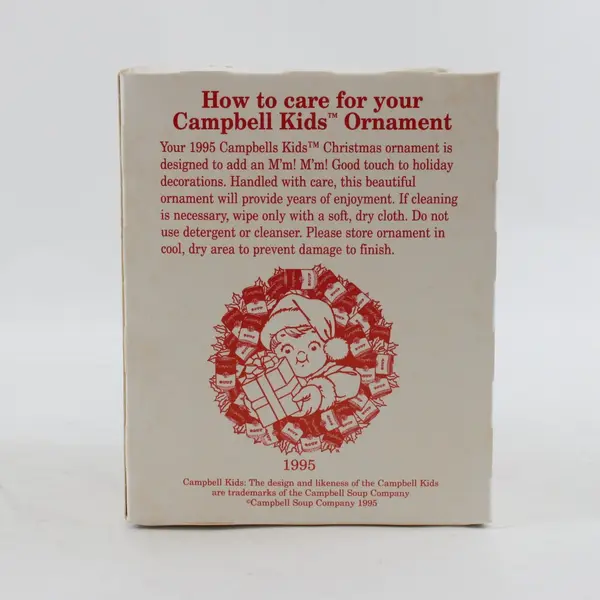 Campbell's Soup Christmas Ornament 1995 Collector's Edition 
