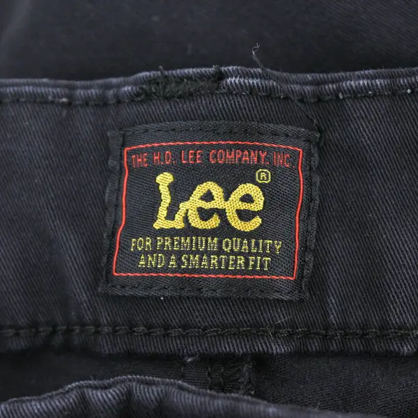 Lee Men's CARE301 Black Straight Leg Pants 38x30
