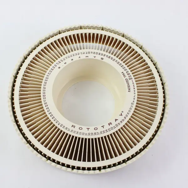Vintage Sawyer's Rototray 100 Slide Carousel Tray w/ Box