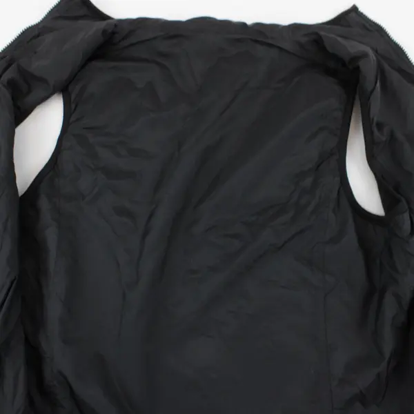 Casual Corner Annex Reversible Black Fleece Zip-Up Vest Women's Petite Large