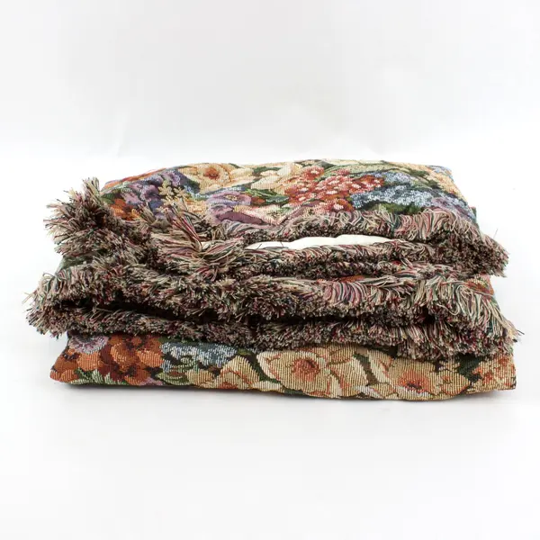 Floral Tapestry Piece Multicolor 34x36" Sewing Crafting Framing