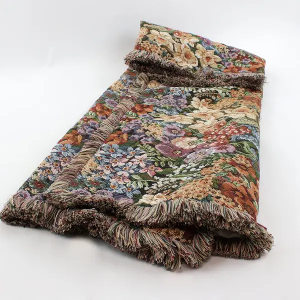 Floral Tapestry Piece Multicolor 34x36" Sewing Crafting Framing