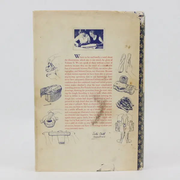 VTG Mastering the Art of French Cooking Vol 2 Julia Child Simone Beck 1970 HC DJ
