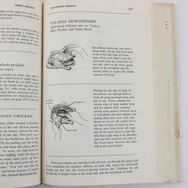 VTG Mastering the Art of French Cooking Vol 2 Julia Child Simone Beck 1970 HC DJ