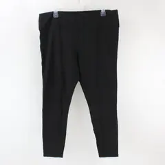 Max & Mia 263235US/OM Women's XXL Black High Rise Crop Leggings