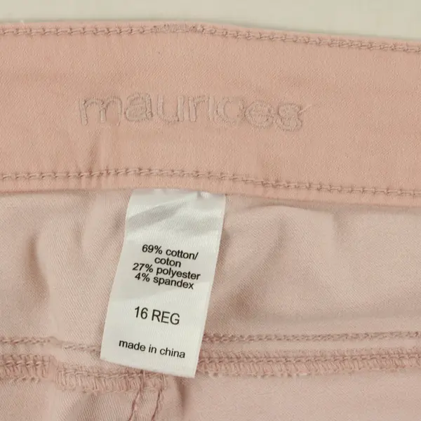 Maurices Women's Light Pink Skinny Jeans Size 16 Regular Pre-Owned