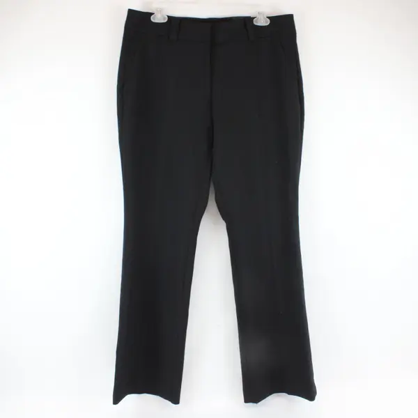 White House Black Market Blake Bootcut Black Pants Womens Sz 12 Business Attire