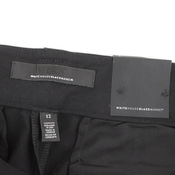 White House Black Market Blake Bootcut Black Pants Womens Sz 12 Business Attire