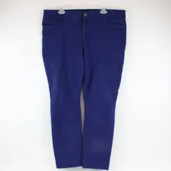 Liz Claiborne Sara Navy Blue Slim Leg Mid Rise Jeggings Women's 16