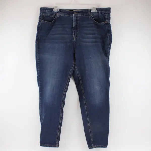 Angels Forever Young 360 Sculpt Skinny Med. Wash Blue Jeans Women Plus Size 22W
