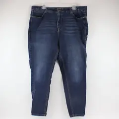 Angels Forever Young 360 Sculpt Skinny Med. Wash Blue Jeans Women Plus Size 22W