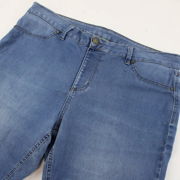 Unbranded Women's Medium Wash Blue Denim Skinny Leg Jeans Plus 20W