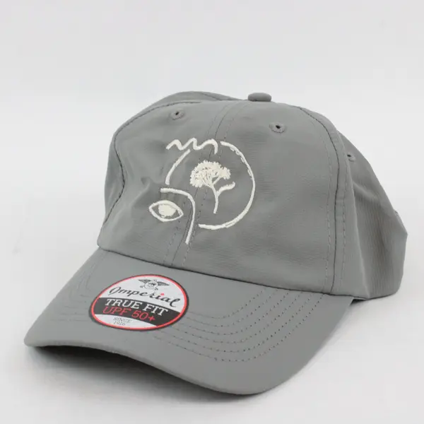 Imperial True Fit Humble Spirit Hat X210P L80696 Light Gray UPF 50+ Adjustable