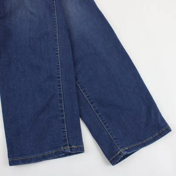 No Boundaries Women's Med. Wash XXL (19) Stretch Jeans Faux Front Elastic Waist