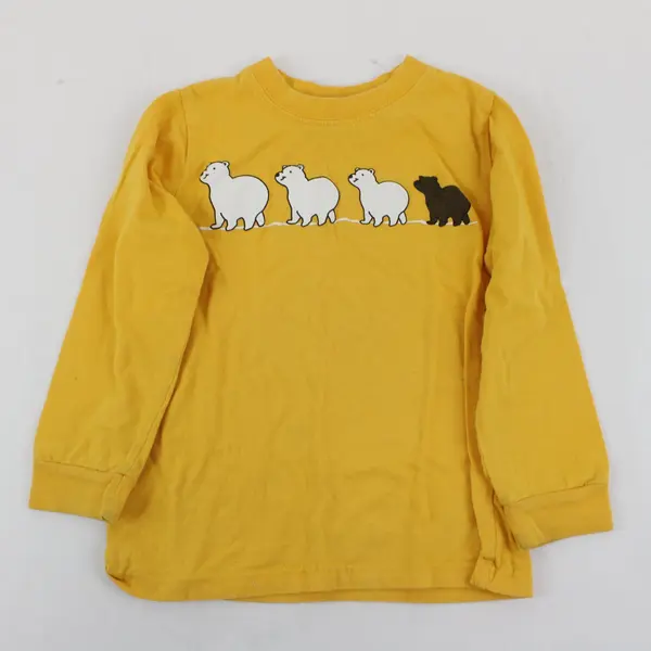 Basic Editions Yellow Bear Graphic T-Shirt Polar Bear Brown Bear 5T