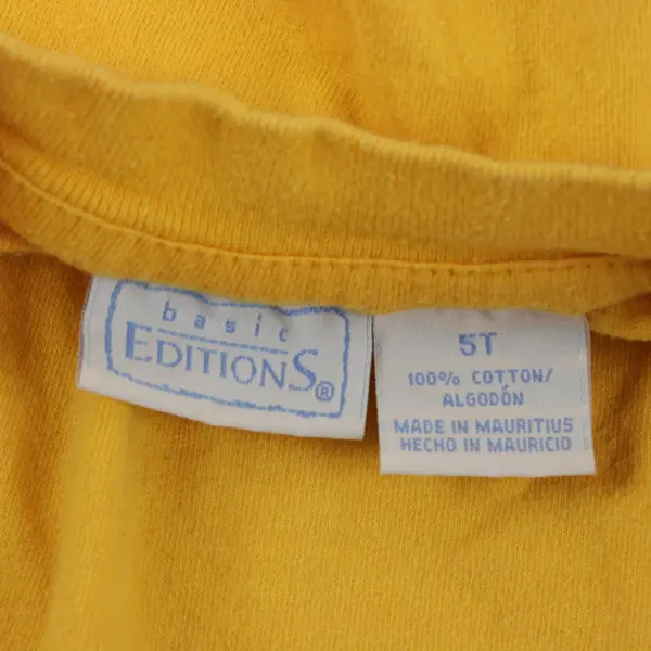 Basic Editions Yellow Bear Graphic T-Shirt Polar Bear Brown Bear 5T
