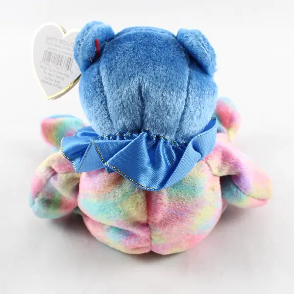 TY Beanie Baby September Birthday Bear Sapphire 7.5in Retired Plush