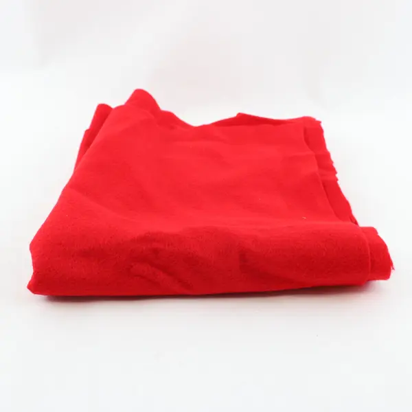Lot of 2 Red Felt Fabric Pieces 12 x 9 Craft Sewing DIY 